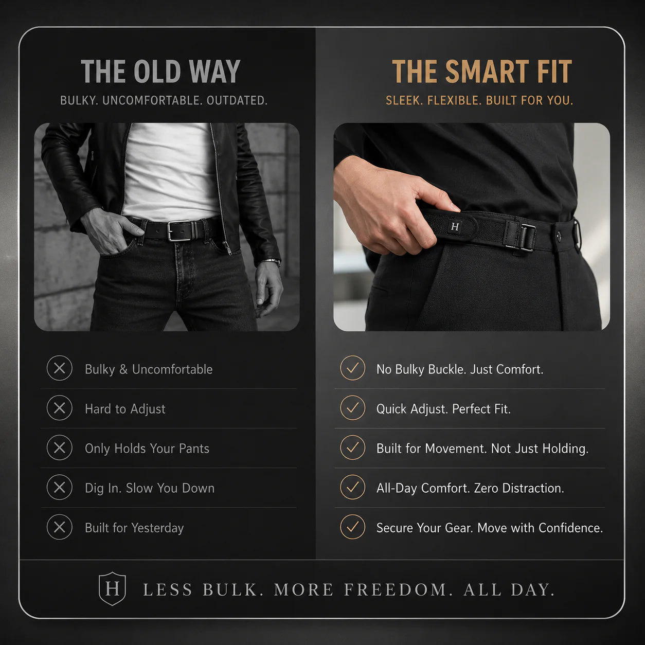 Buckle Free Final Belt-PU Leather (UniSex)